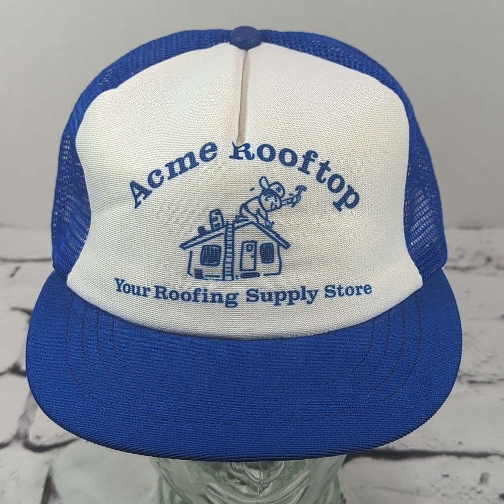 Acme Rooftop Snapback Meshback Vintge Hat Adjustable Ball Cap